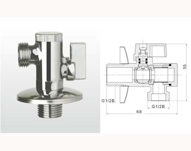 267 JWFT-W 黃銅直角閥(過濾器角閥)